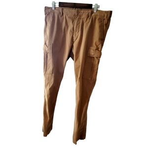 Polo Ralph Lauren Brown Cargo Pants Classic Preppy Size 36/32 Slim Fit